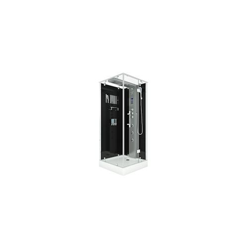 Dampfdusche Duschtempel Sauna Dusche Duschkabine D38-03R3 80×80 cm ohne 2K Scheiben Versiegelung