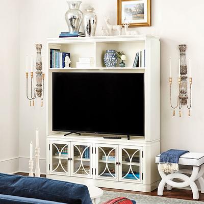 Sinclaire Media Console with Hutch - Ballard Designs