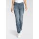 Straight-Jeans LEVI'S "314 Shaping Straight" Gr. 29, Länge 30, blau (show up right) Damen Jeans Gerade