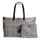 Coach Bags | Coach Xl Gunmetal/Multi Snake Print Nwt, Packable Travel Weekender Tote+Pouch | Color: Gray | Size: Os