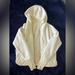 Athleta Tops | Athleta Hoodie Zip Up M | Color: White | Size: M