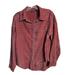 Brandy Melville Tops | Brandy Melville Red Black Buffalo Plaid Button Up Long Sleeve Shirt Sz One Size | Color: Black/Red | Size: M