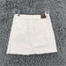 American Eagle Outfitters Skirts | American Eagle Outfitters Womens Sz 0 White Denim Stretch Distressed Mini Skirt | Color: White | Size: 0