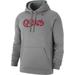 Men's Nike Heather Gray Oklahoma Sooners Vintage Script Club Fleece Pullover Hoodie