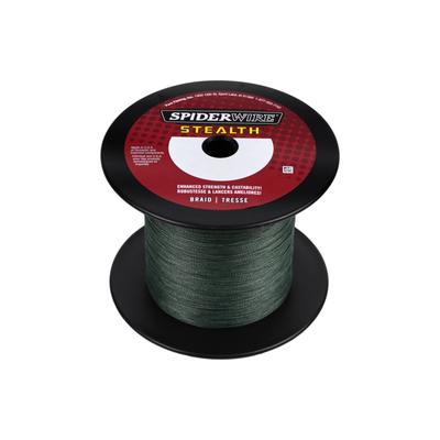 Spiderwire Stealth Superline 0.020in/0.50mm 100lb/45.3kg 3000yd/2743m 25lb Moss Green SS100G-3000