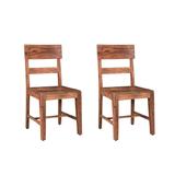 Anderson Wood Dining Chairs (Set of 2) in Chestnut Brown - TF321712AN