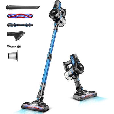 c&g home Cordless Vacuum Cleaner, 6-In-1 Rechargeable Rod Vacuum Cleaner, Powerful Battery Vacuum Cleaner in Blue, Size 7.0 H x 17.3 W x 11.4 D in