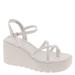 Madden Girl Vaultt - Womens 8 White Sandal Medium