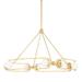 Hudson Valley Lighting Hartford 41 Inch 8 Light LED Chandelier - 2541-AGB