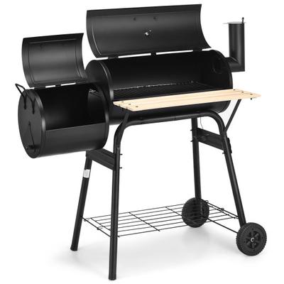 Costway Outdoor BBQ Grill Barbecue Pit Patio Cooke...