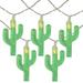 Northlight Seasonal 10-Count Green Cactus LED String Lights - 4.5ft Clear Wire in White | Wayfair 33377751