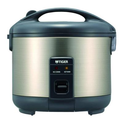 Tiger JNP-S10U 5.5 Cup Capacity White Rice Cooker w/ Spatula & Cup