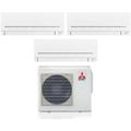 Mitsubishi - electric trial split inverter air conditioner series ap-vgk 9+9+12 avec mxz-3f54vf2