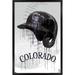 Colorado Rockies 24.25" x 35.75" Framed Team Poster