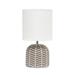 Wade Logan® Aristede Table Lamp Ceramic/Fabric in White | 10.43 H x 5.51 W x 5.51 D in | Wayfair AE0001502E11425B8FCAB8575872C412