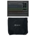 Mackie ONYX16 16-Channel Analog Mixer w/USB/3-Band EQ/Bluetooth+Dust Cover