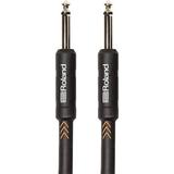 Roland Black Series Instrument Cable Straight/Straight 1/4-Inch Jack 5-Feet