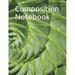 Composition Notebook: Spiral Cactus Themed Composition Notebook 100 Pages College Ruled 8.5 X 11 (Other)