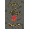 I Love My Dog: I Love My Miniature Schnauzer - Dog Owner Notebook: Doggy Style Designed Pages for Dog Owner to Note Training Log and Daily Adventures. (Paperback)