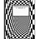 Unruled Composition Notebook: Unruled Composition Notebook 8 x 10 . 120 Pages. Black and White 3D Chess Board Squares Pattern. (Paperback)