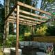 Wooden Garden Gazebo Pergola Kit- 3.6m Width - Box Design