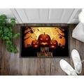 Happy Halloween Front Door Mat I Halloween Welcome Mat I Halloween Front Door Mat I Halloween Entry Mat I Front Door Mat I Outdoor Decor