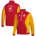 Men's adidas Red Atlanta Flames Team Classics Half-Zip Jacket