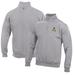 Men's Gray Appalachian State Mountaineers Big Cotton Quarter-Zip Pullover Sweatshirt
