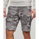 Superdry Men's Classic Camo Print Core Cargo Shorts, Light Grey, Size: 30