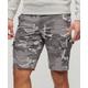 Superdry Men's Classic Camo Print Core Cargo Shorts, Light Grey, Size: 32