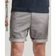 Superdry Men's Organic Cotton Studios Linen Turn Up Shorts Dark Grey / Steel Grey - Size: 30