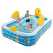 Shonall International Inflatable Swimming Pool Duck Themed Kiddie Pool with Sprinkler for Age 3+ Blue