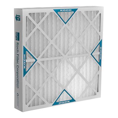 Koch Filter Multi-Pleat XL10 16" x 25" x 1" MERV-10 Extended Surface Pleated Panel Filter 102-380-007 - 12/Case
