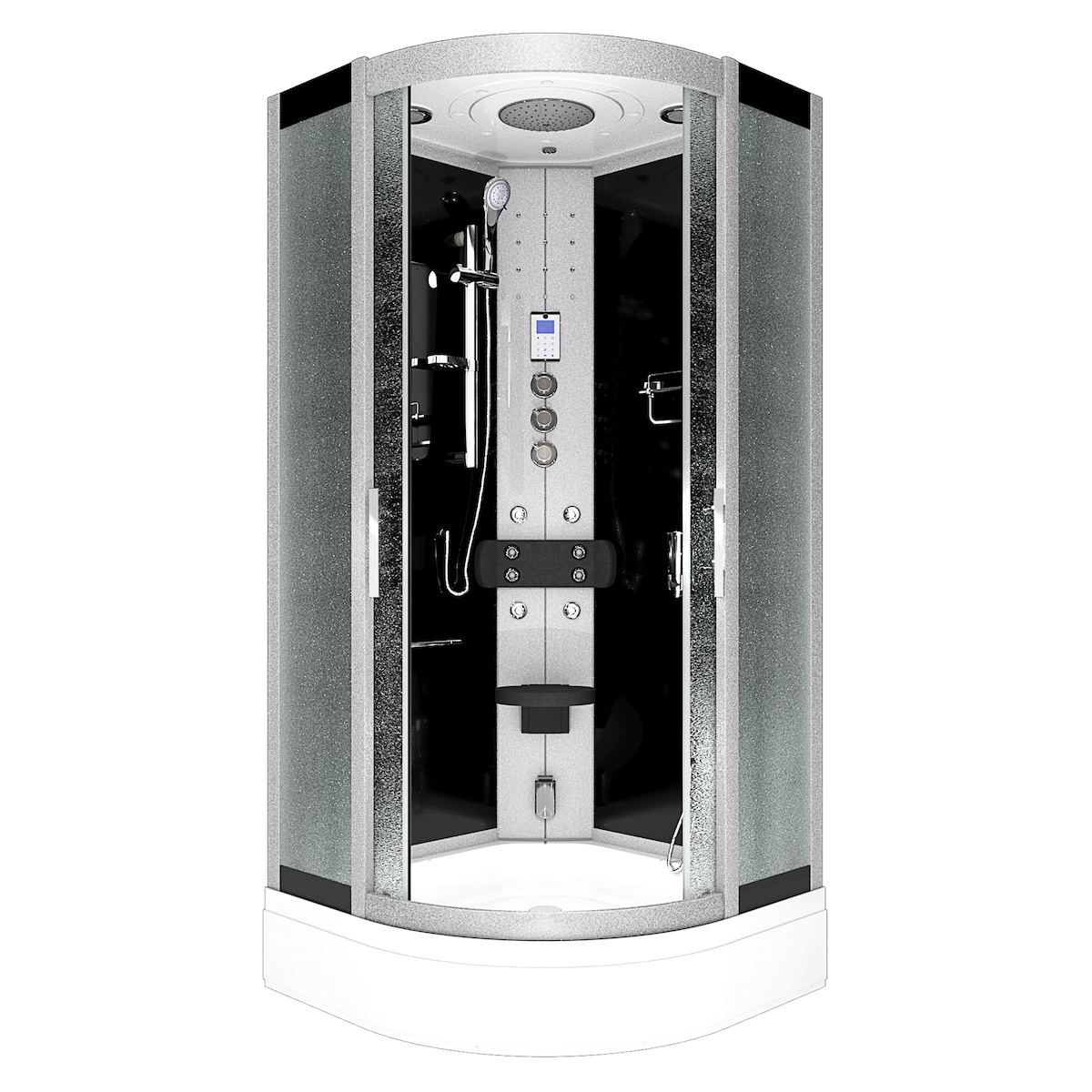 AcquaVapore Duschkabine Komplettdusche Fertigdusche Dusche D46-53M1 90x90 cm ohne 2K Scheiben Versiegelung Image