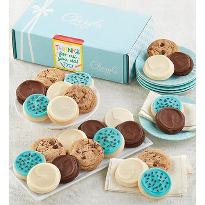 Thanks For All You Do Teachers Bow Gift Box - 12 by Cheryl's Cookies
