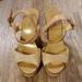 J. Crew Shoes | J.Crew Wedge Sandals | Color: Cream/Tan | Size: 6