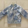 Disney Jackets & Coats | Frozen - Little Girls Light Bomber Jacket Size 5/6 | Color: Blue/Silver | Size: 5/6