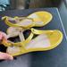 Nine West Shoes | Nine West Mustard Sandals Size 7 | Color: Yellow | Size: 7