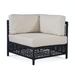 Braxton Culler Bayside Patio Chair w/ Cushions Wicker/Rattan in Black | 33 H x 34 W x 34 D in | Wayfair 401-090B/6301-83
