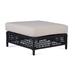 Braxton Culler Bayside Ottoman w/ Cushion Wicker/Rattan in Gray | 18 H x 32 W x 32 D in | Outdoor Furniture | Wayfair 401-009B/6290-64