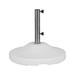 US Weight Fillable 120lb Capacity Free Standing Patio Umbrella Base Plastic/Resin/Steel in White | 20 H x 24 W x 24 D in | Wayfair FUB120WE