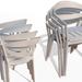 Hokku Designs Beeti Square 4 - Person 27.56" Long Aluminum Outdoor Dining Set Metal in White | 27.56 W x 27.56 D in | Wayfair