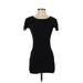 Zara Casual Dress - Mini: Black Solid Dresses - Women's Size Small