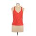 Nike Active Tank Top: Red Activewear - Women's Size Large