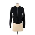 ASOS Fleece Jacket: Black Jackets & Outerwear - Women's Size 2
