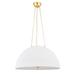 Hudson Valley Lighting Mark D. Sikes Chiswick 30 Inch Large Pendant - MDS1101-AGB/WP