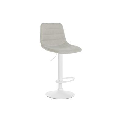 CLP Barhocker Lex Stoff Weiß creme