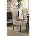 Gerardo Side Chair (Set-2) Tufted Upholstered Fabric,Side Chair for Dining Room Accent Chair for Bedroom