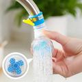 Faucet Filter Water Booster Shower Sink Tap Filter Adjustable Tap Extension Kitchen Bathroom Faucet Extender Water-saving Filter Universal Joint Faucet Extension Swivel Water Purifier