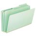 Pendaflex Pressboard Expanding File Folders 1/3-Cut Tabs Legal Size Green 25/Box (17171)